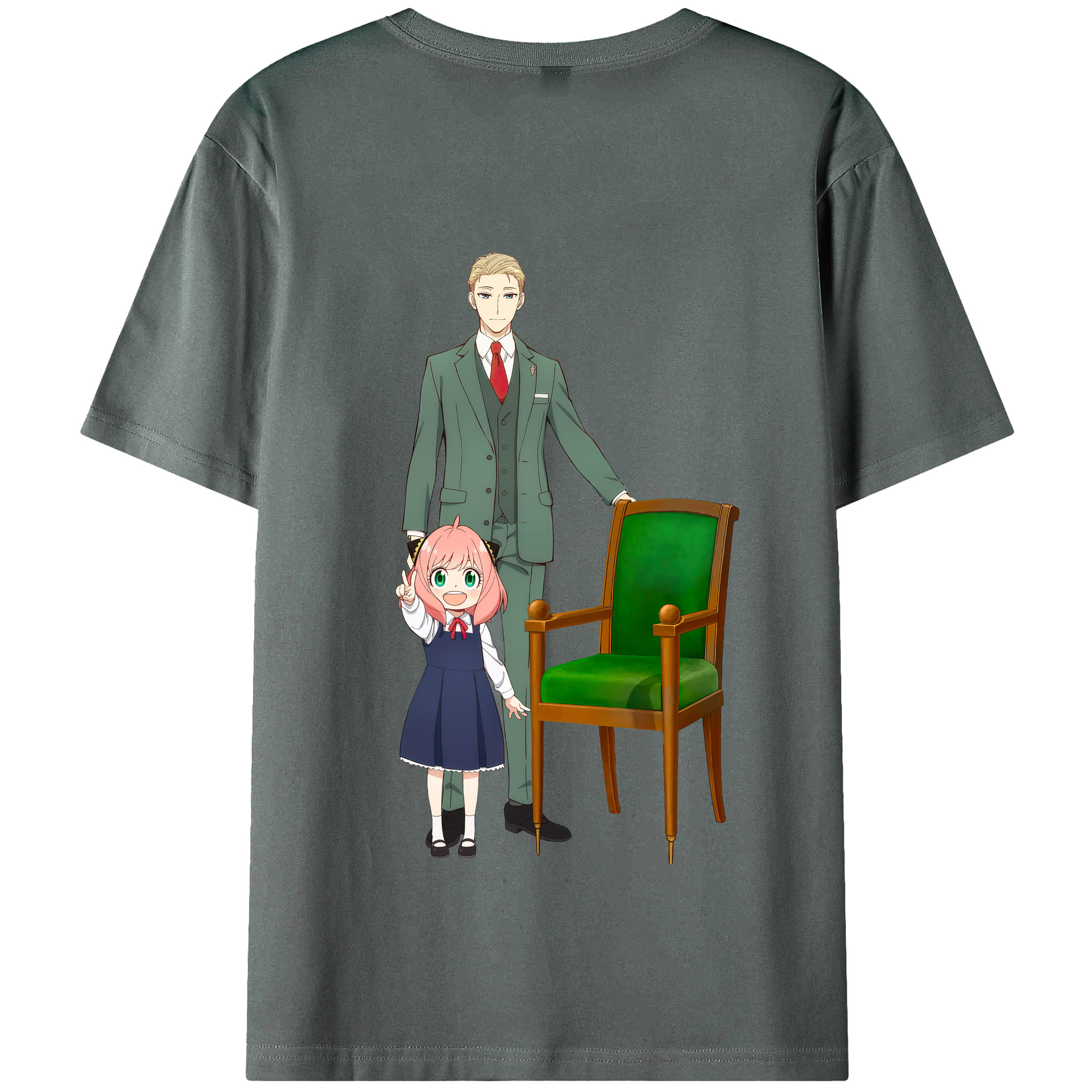 （画像用） SPY×FAMILY间谍家家酒 綿100％半袖Tシャツ（背面プリント）